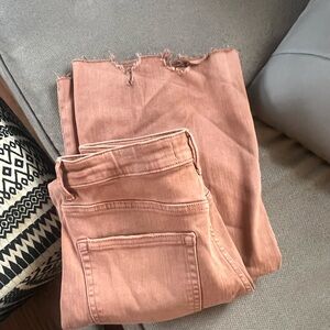 Chic Women's Peach Flare Jeans brand new
